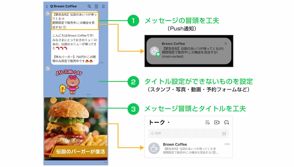 LINEOAのメッセージ開封率をあげるためのポイント